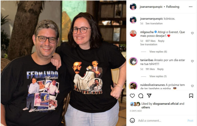 A reação icónica de Goucha ao ver esta fotografia de Joana Marques