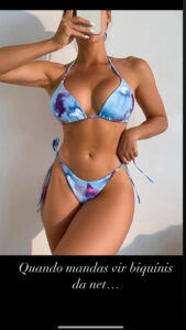 Ana Guiomar mandou vir biquíni da internet. Resultado não foi o esperado