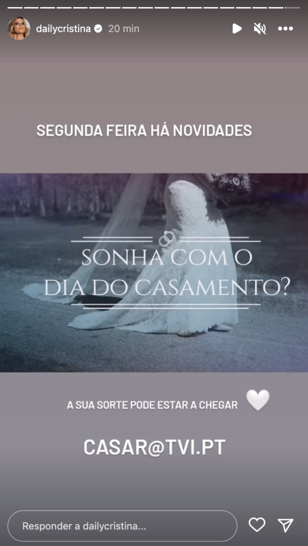 Após SIC abrir inscrições para programa, Cristina anuncia "novidades"