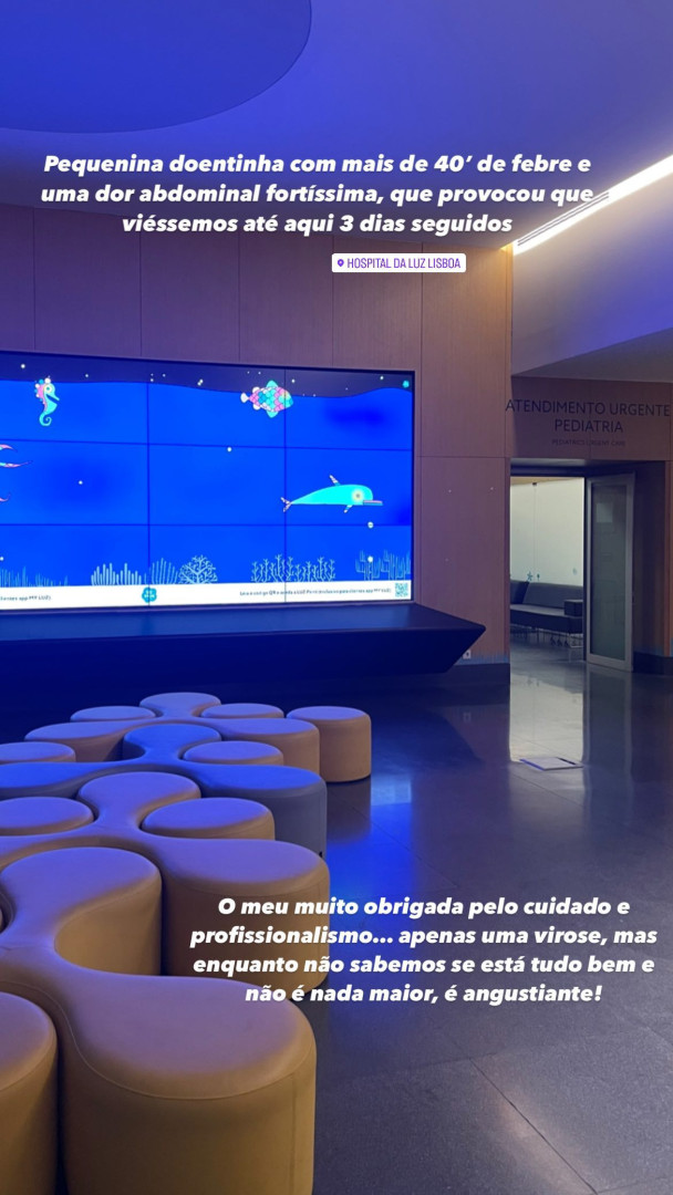 Cláudia Vieira passou "três dias seguidos" a ir às urgências com a filha