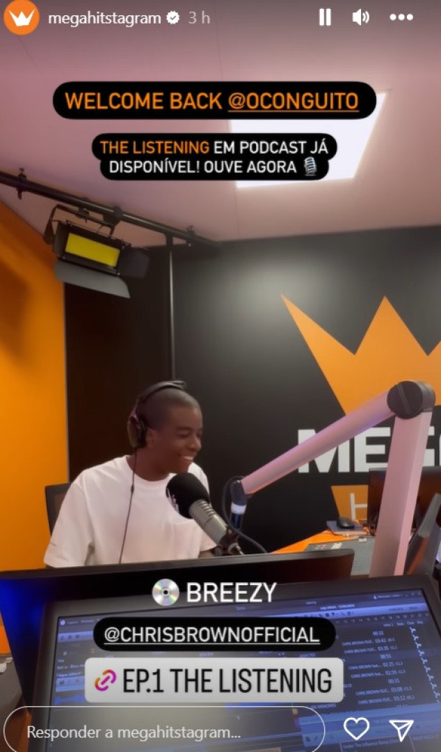 Conguito está de volta à Mega Hits após toda a polémica