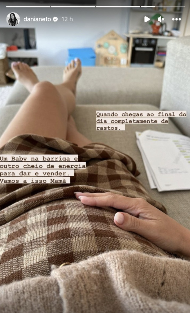 Dânia Neto mostra nova foto da barriguinha de grávida