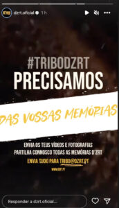 D'ZRT fazem apelo aos fãs: "Precisamos das vossas memórias"