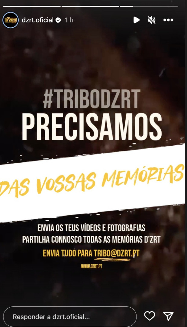 D'ZRT fazem apelo aos fãs: "Precisamos das vossas memórias"