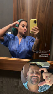 Joana Diniz submete-se a procedimento estético e recebe apoio do namorado