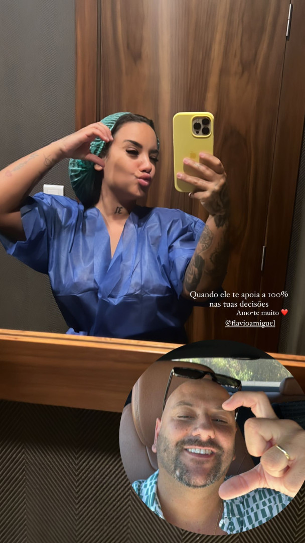 Joana Diniz submete-se a procedimento estético e recebe apoio do namorado
