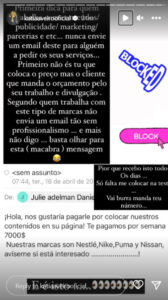 Katia Aveiro deixa recado após receber mensagem "macabra"