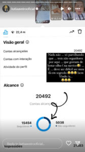 Katia Aveiro lança 'farpa': "Deve ser difícil ser meu fã em segredo"