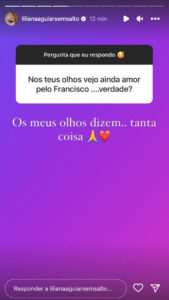 Liliana Aguiar ainda sente amor pelo 'ex' Francisco Nunes? A resposta