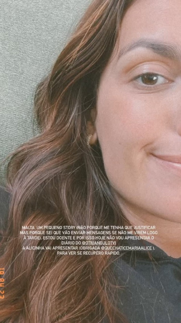 Mafalda Castro está doente e vai ser substituída na TVI