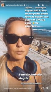 "Não podes pôr foto em biquíni". Bárbara Norton de Matos responde