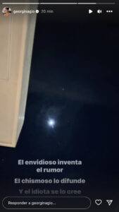 Reação aos rumores? Georgina diz que o "invejoso inventa o boato"