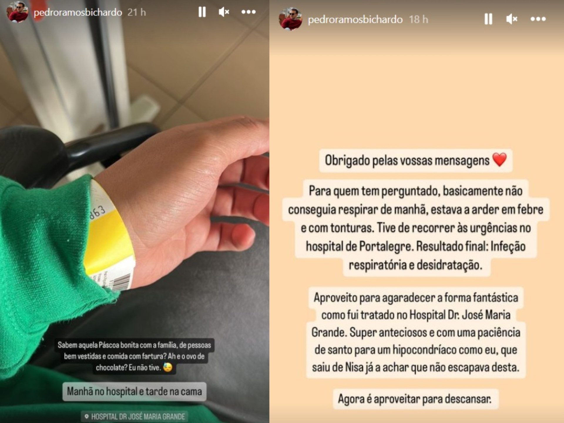 Repórter do 'Dois às 10' nas urgências com "infeção respiratória"