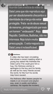 Rita Ferro Rodrigues sobre Dalai Lama: "É abuso sexual de menores"