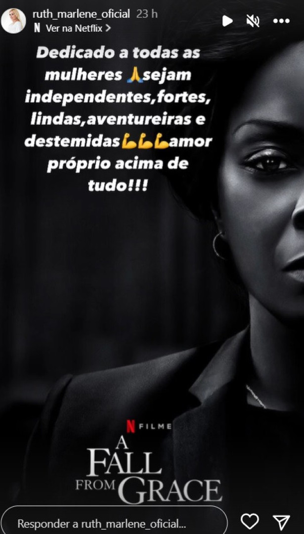 Ruth Marlene deixa mensagem às mulheres. "Sejam independentes"