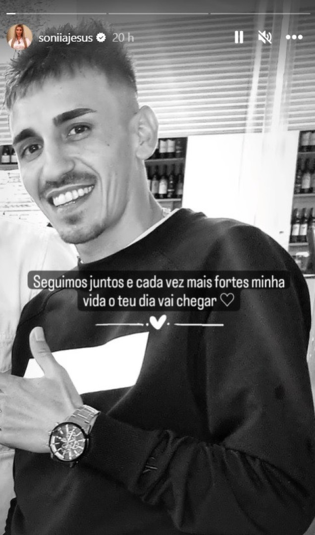 Sónia Jesus deixa mensagem de apoio ao noivo (que continua preso)