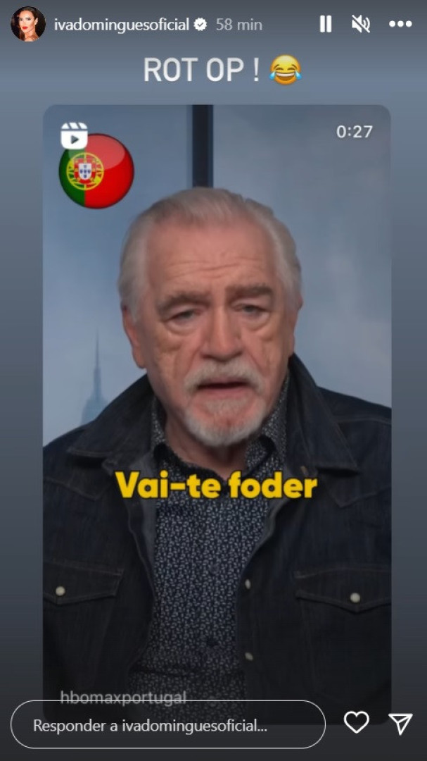 'Succession'. O vídeo onde Brian Cox diz famosa expressão em português