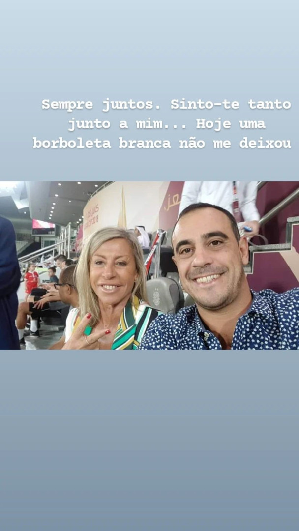 Zulmira Ferreira recorda filho. "Hoje uma borboleta branca não me deixou"