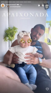 A nova fotografia encantadora de Marco Costa com a filha