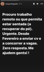 À procura de emprego, filha de Alexandra Lencastre pede ajuda