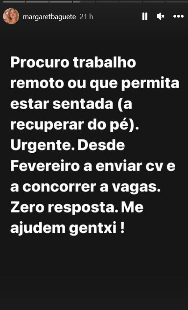 À procura de emprego, filha de Alexandra Lencastre pede ajuda