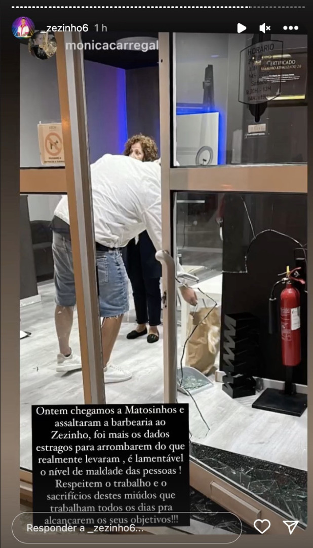 Barbearia de Zezinho, d'O Triângulo', assaltada. "Respeitem o trabalho"