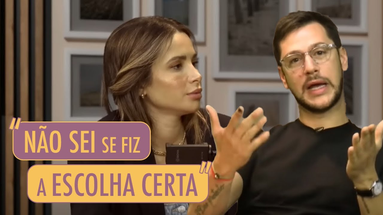 Bruna Gomes estreia programa no Youtube. Bernardo foi o 1.º convidado