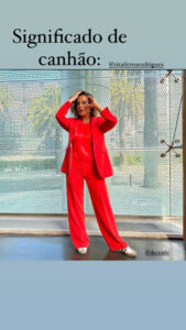 Com look vermelho fatal, Rita Ferro Rodrigues recebe elogio do marido