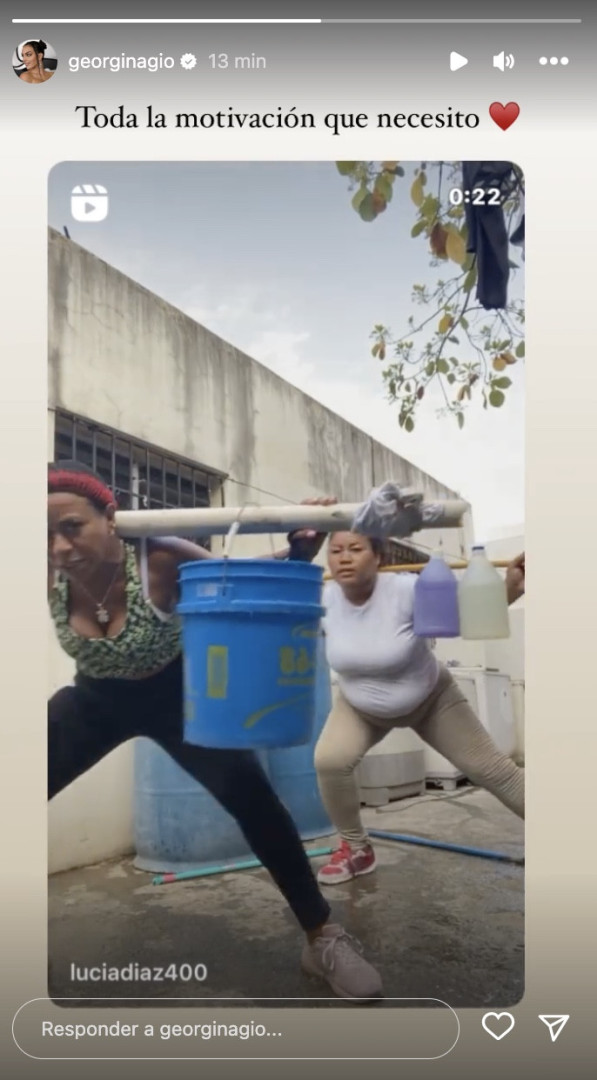 É esta a motivação de que Georgina Rodríguez precisa para treinar