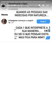 'Ex' de Pedro Soá volta a segui-lo no Instagram: "Quando são indecisas"