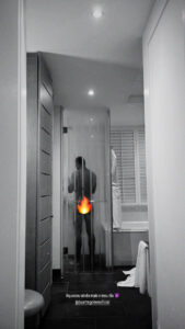 Filipa Nascimento mostra o marido Duarte Gomes sem roupa (no banho)