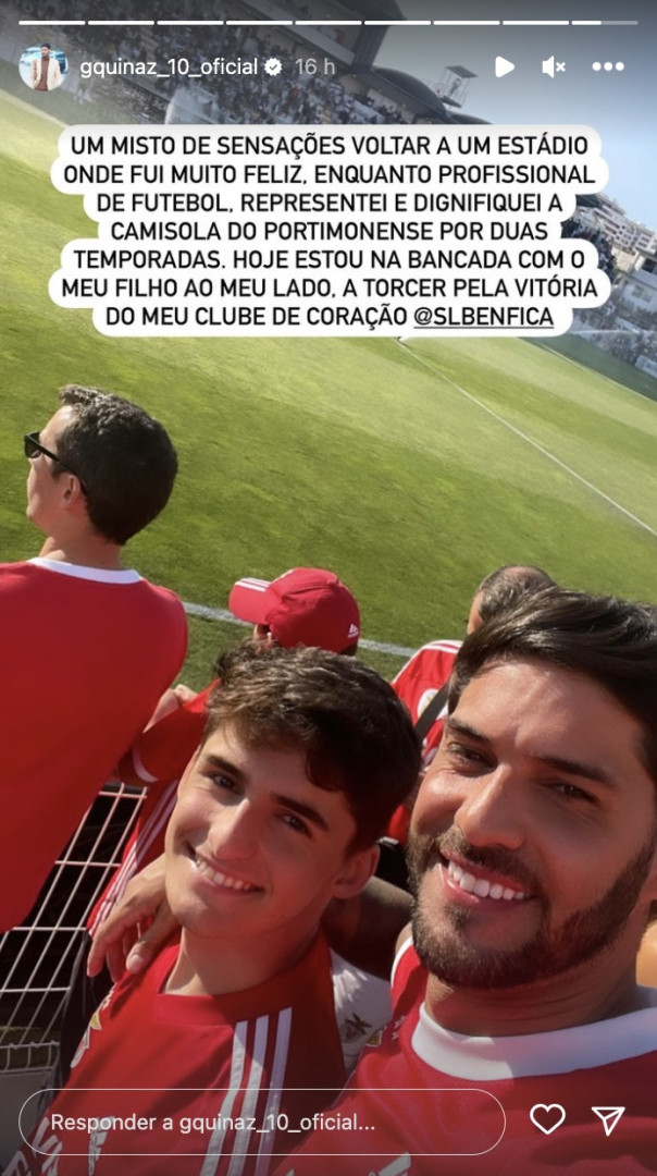 Gonçalo Quinaz recorda carreira como jogador: "Dignifiquei a camisola"