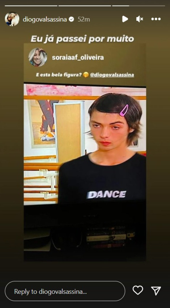 "Já passei por muito". O 'tesourinho' de Diogo Valsassina nos 'Morangos'