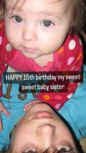 Justin Bieber declara-se à irmã em dia especial