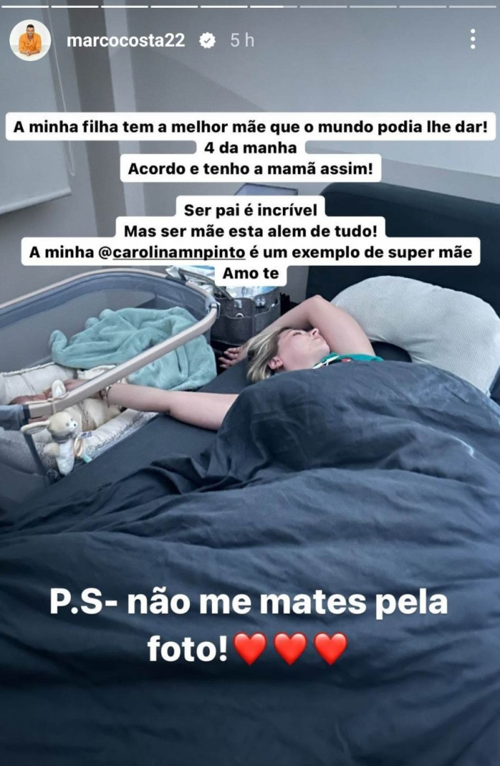 Marco Costa: "A minha filha tem a melhor mãe que o mundo podia lhe dar"