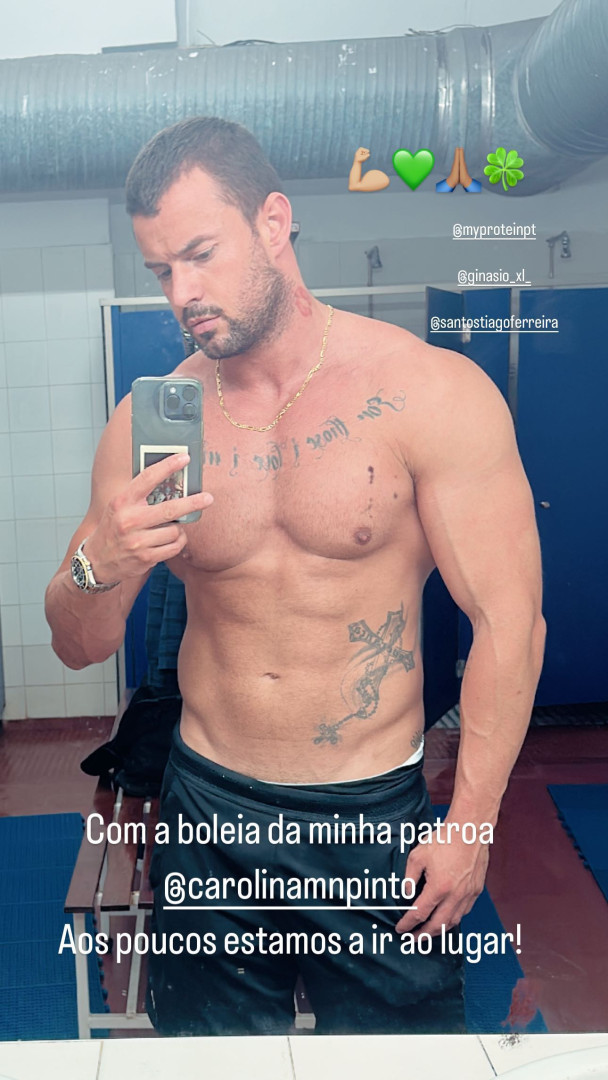 Marco Costa está a ficar em forma com ajuda da namorada. Eis a foto