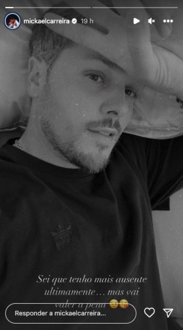 Mickael Carreira justifica ausência das redes sociais