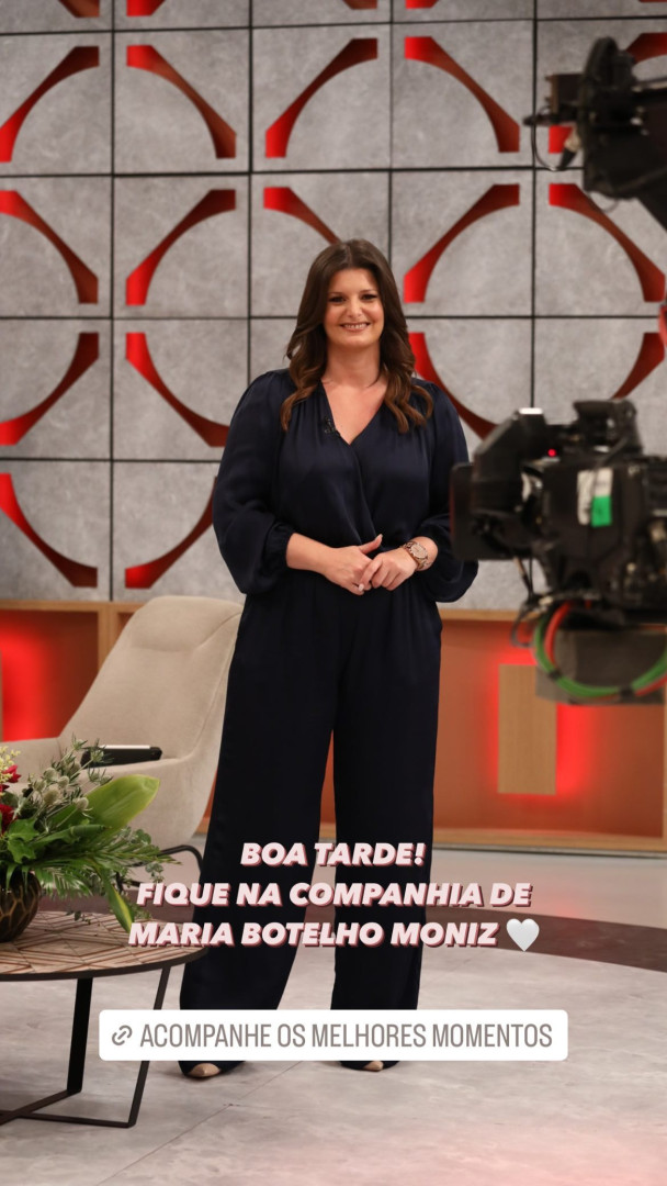 O look de Maria Botelho Moniz para a estreia nas tardes da TVI