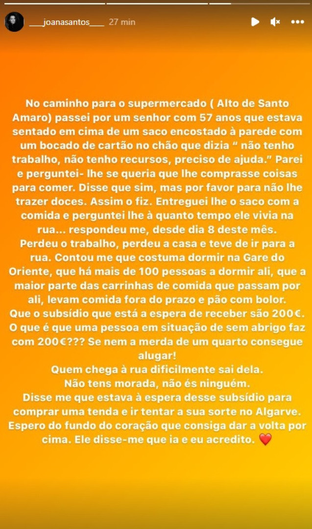 "O que é que uma pessoa em situação de sem abrigo faz com 200 euros?"