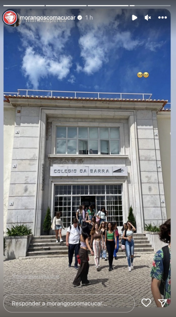 Que nostalgia! A primeira imagem do novo Colégio da Barra dos 'Morangos'