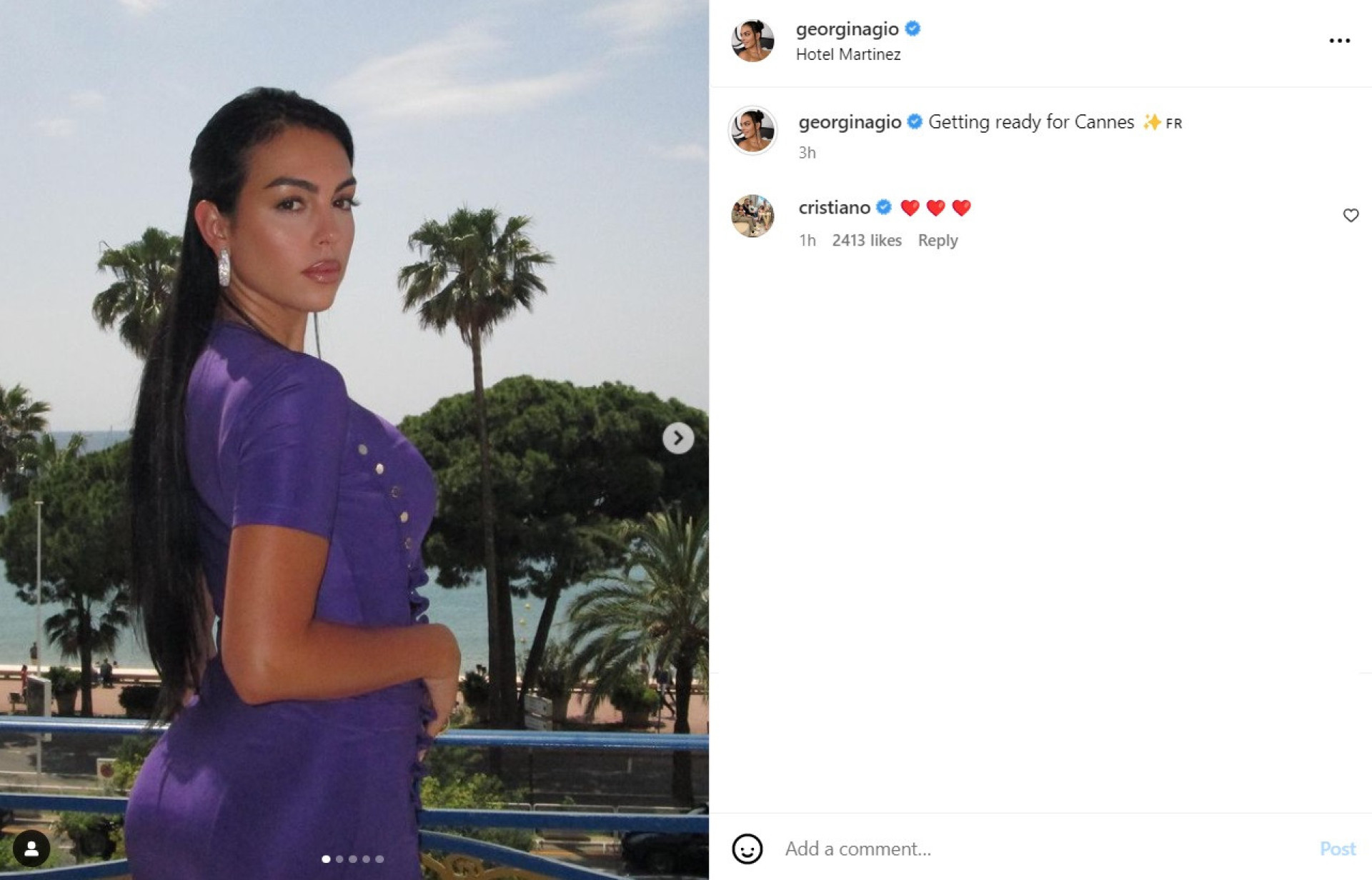 Ronaldo não resistiu a beleza de Georgina e fez uma 'declaração'