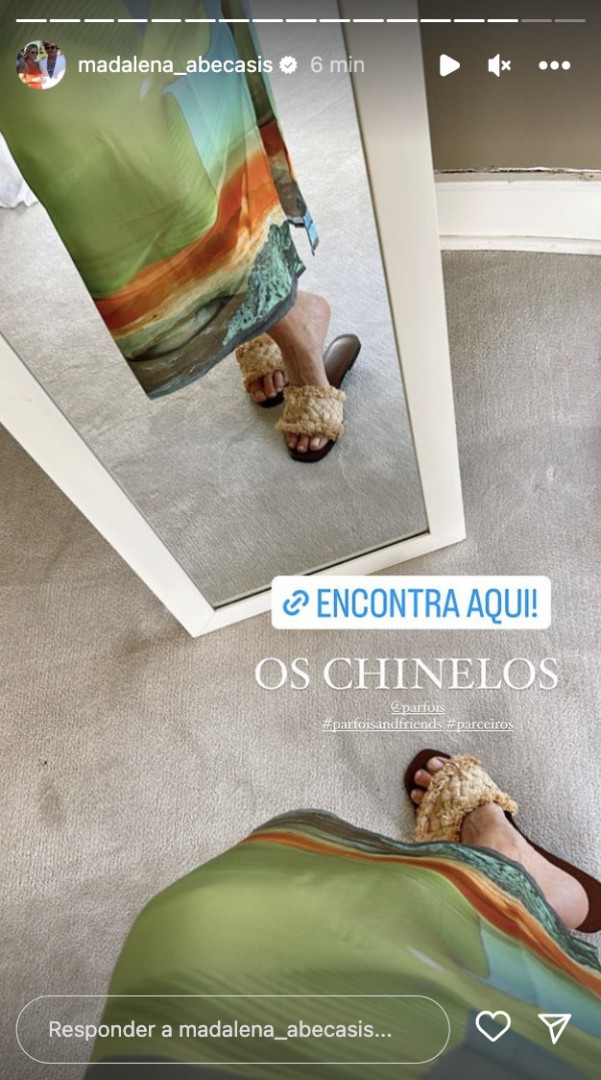 As sandálias de verão de Madalena Abecasis que custam apenas 30 euros