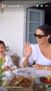 Catarina Gouveia revela escolha na alimentação da filha que "simplifica"
