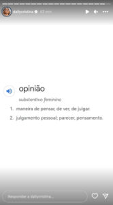 Cristina Ferreira explica diferença entre "personalidade" e "opinião"