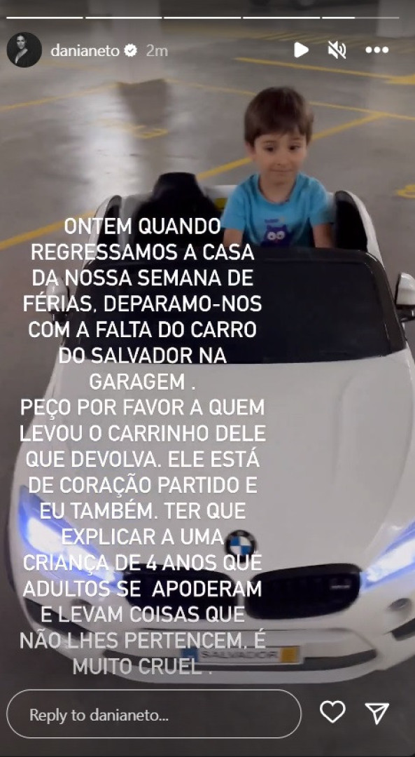 Dânia Neto pede que devolvam o que roubaram ao filho: "Coração partido"