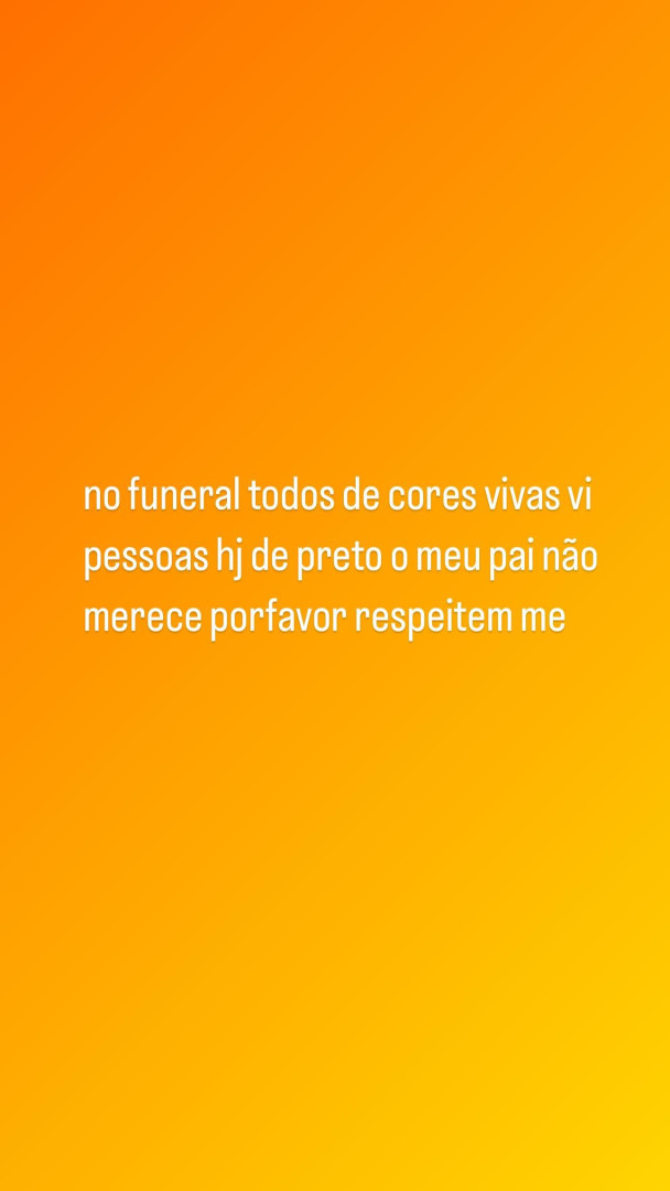 Filho de Luís Aleluia triste por não ver pedido cumprido no velório