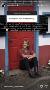 Inês Gutierrez num reality show? "A curiosidade era muita..."
