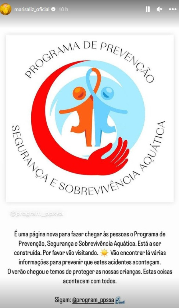 Marisa Liz: "O verão chegou e temos de proteger as nossas crianças"