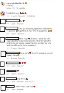 Marta Melro focada no exercício físico e recebe apoio. "Melhor terapia"