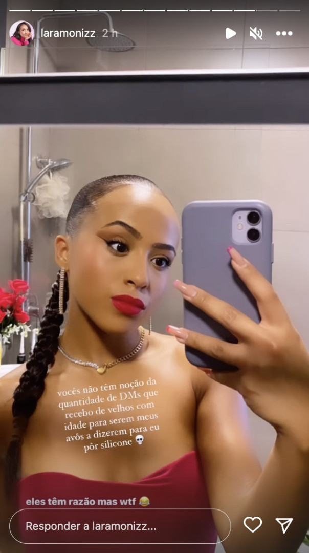 "Mensagens que recebo de velhos a dizerem para pôr silicone"